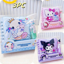 Load image into Gallery viewer, Sanrio Puff Notebook with Highlighters a
