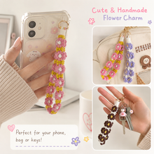 Load image into Gallery viewer, Crochet Flower Mobile Charm
