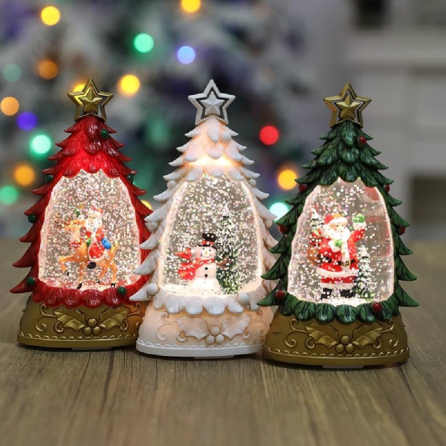 3D Xmas Tree Lantern Lamp