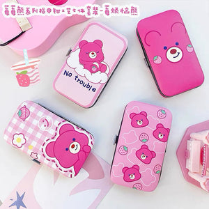 Strawberry Bear Manicure Case