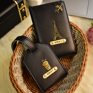 Passport Cover & Luggage Tag Combo