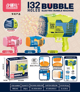 132 Holes Bubble Gun