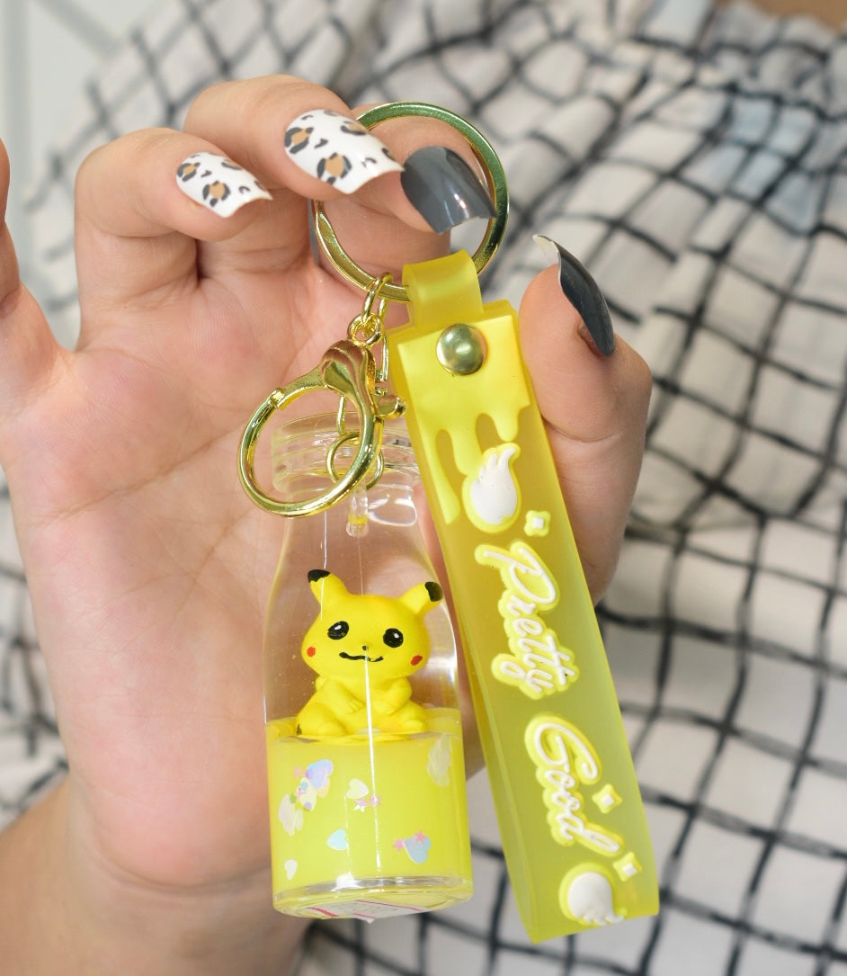 Pikachu Liquid Keychain