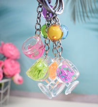 Load image into Gallery viewer, Mini Fruit Glass Keychain
