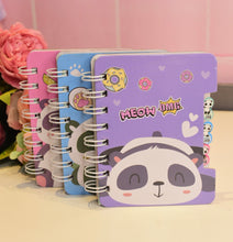 Load image into Gallery viewer, Meow Panda Mini Notebook
