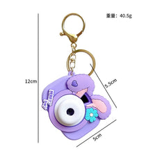 Load image into Gallery viewer, Bunny Camera Projection Keychain
