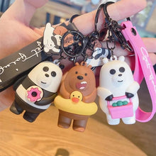 Load image into Gallery viewer, We Bare Bears Keychain
