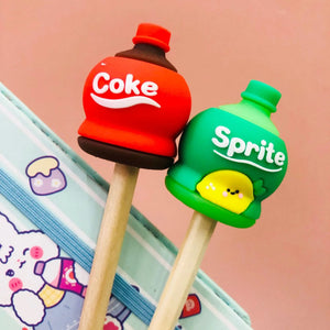 Coke & Sprite Eraser/Sharpener