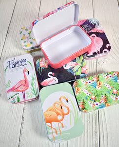 Flamingo Tin Box