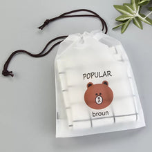 Load image into Gallery viewer, Cute Frosted Drawstring Travel Pouch

