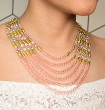 Load image into Gallery viewer, Crystal Bead 6 Layer Necklace
