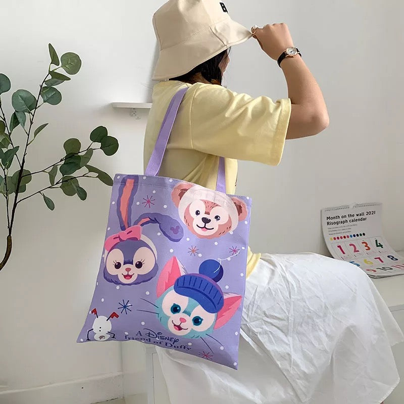 Cute Bunny Canvas Tote Bag