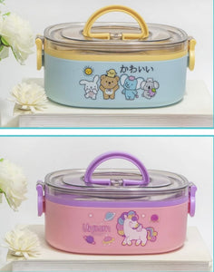 Unicorn Stainless Steel Thermal Lunch Box