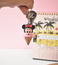 Load image into Gallery viewer, Minnie Mouse Ice cream Keychain
