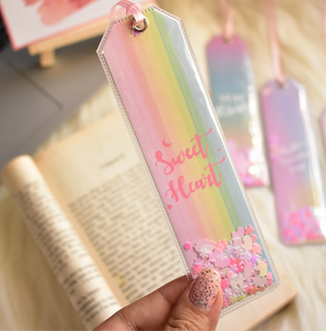 Rainbow Confetti Bookmarks