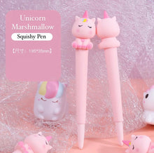 Load image into Gallery viewer, Unicorn Marshmallow Squishy Gel Pen

