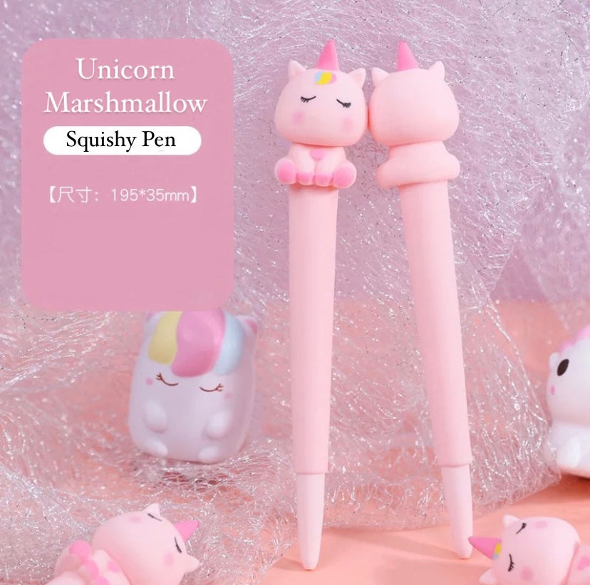 Unicorn Marshmallow Squishy Gel Pen