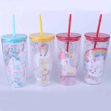 Load image into Gallery viewer, Unicorn Jar Sipper Glass
