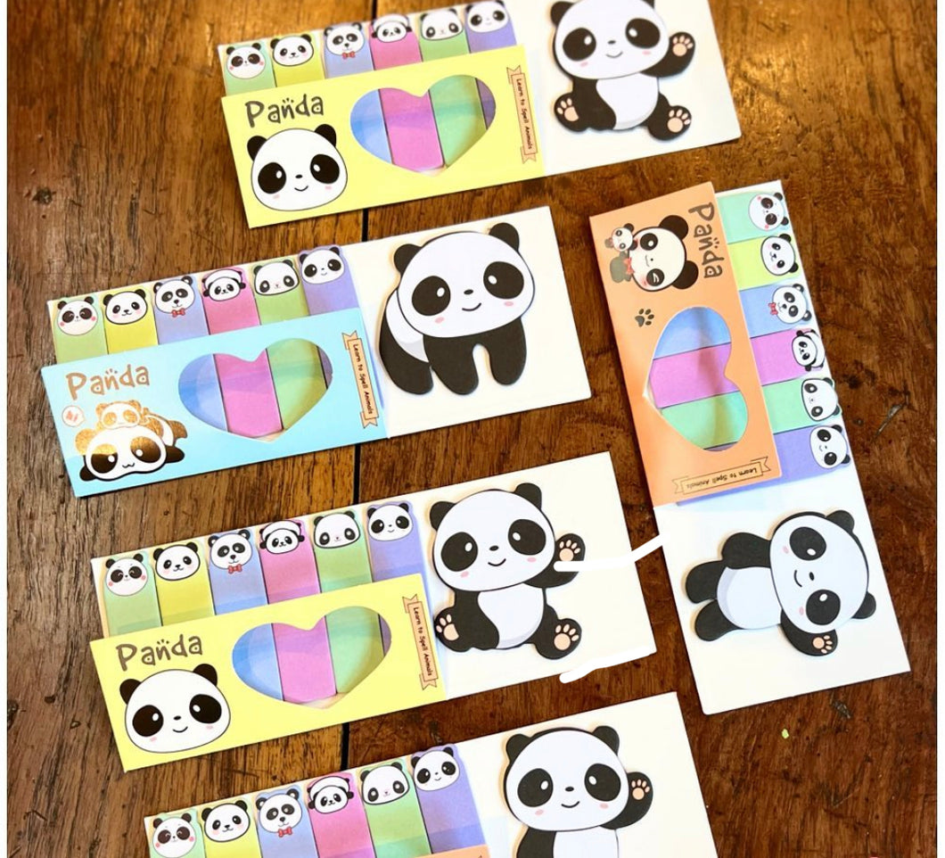 Panda Sticky Notes Set