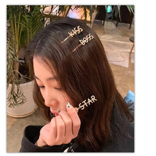 Load image into Gallery viewer, Quirky Quotes Hair Pins

