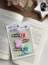 Load image into Gallery viewer, Cute Heart Paper Clips
