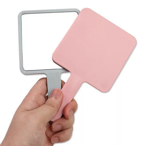 Pastel Square Hand Mirror