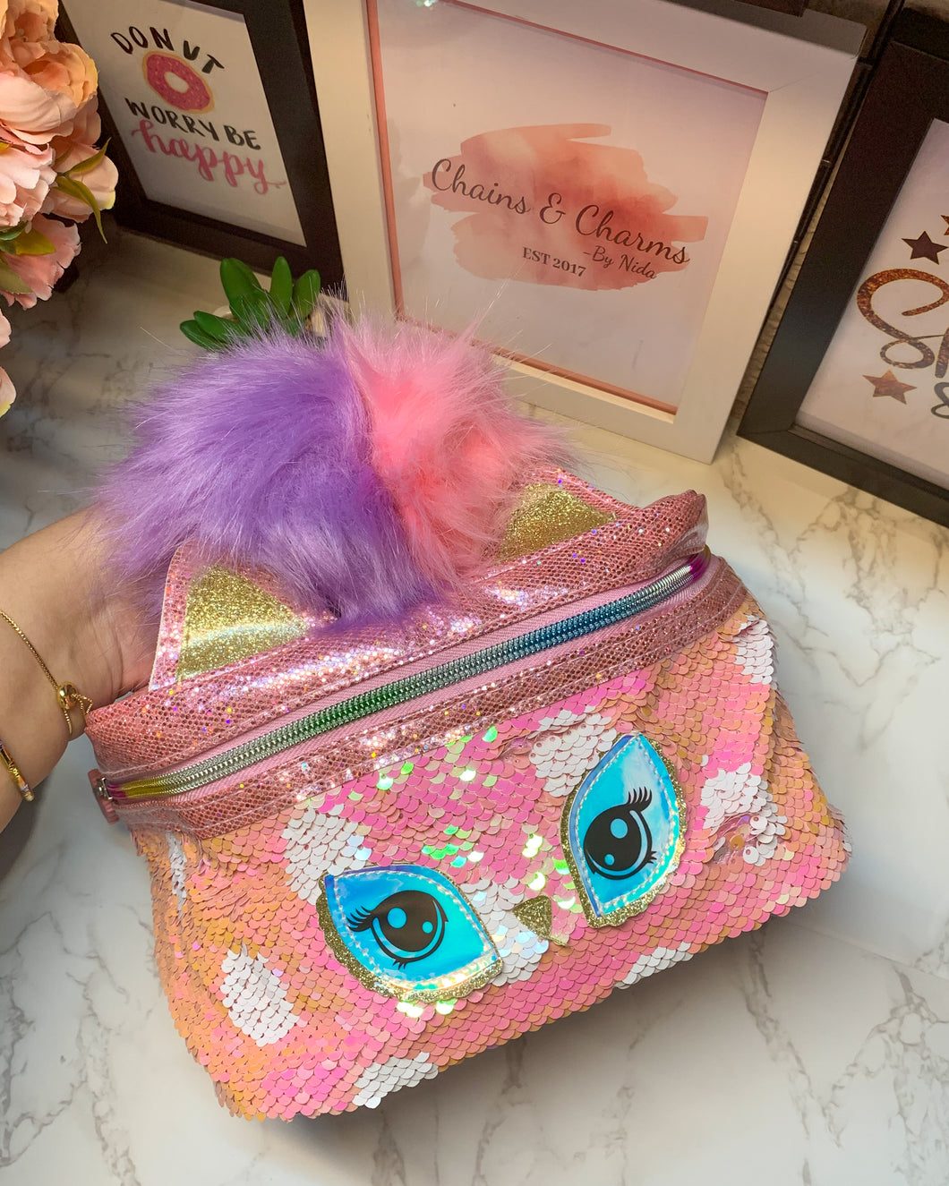 Premium Pink Vanity Bag