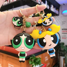 Load image into Gallery viewer, Power Puff Girls Keychain
